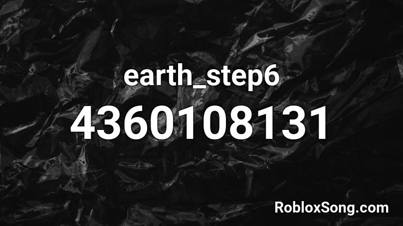 earth_step6 Roblox ID