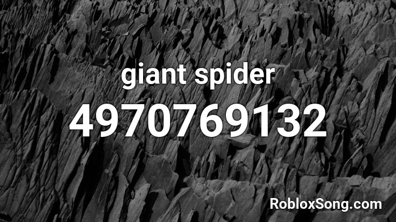 giant spider Roblox ID