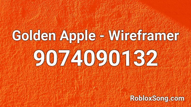 Golden Apple - Wireframer Roblox ID