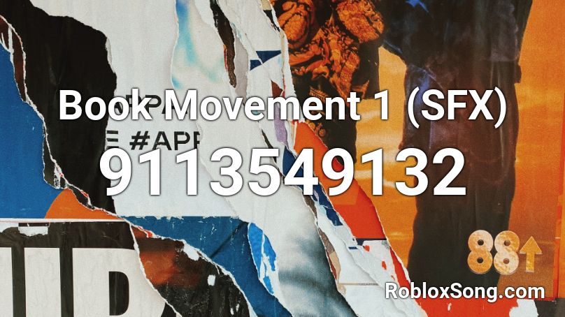 Book Movement 1 (SFX) Roblox ID