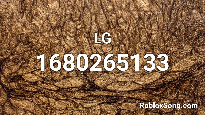 LG  Roblox ID