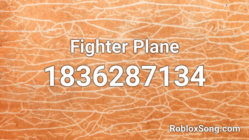 Fighter Plane Roblox ID