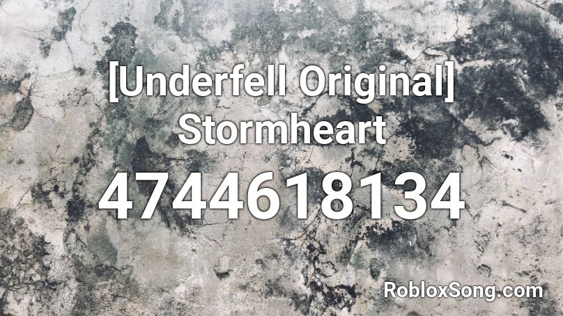[Underfell Original] Stormheart Roblox ID