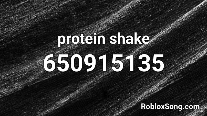 protein shake Roblox ID