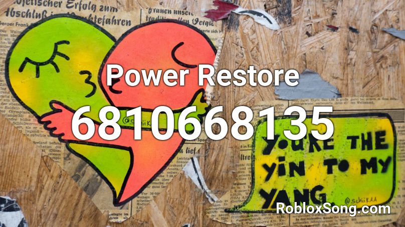 Power Restore Roblox ID