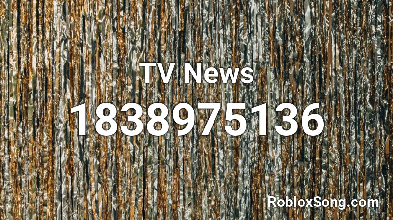 TV News Roblox ID