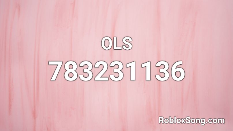 OLS Roblox ID