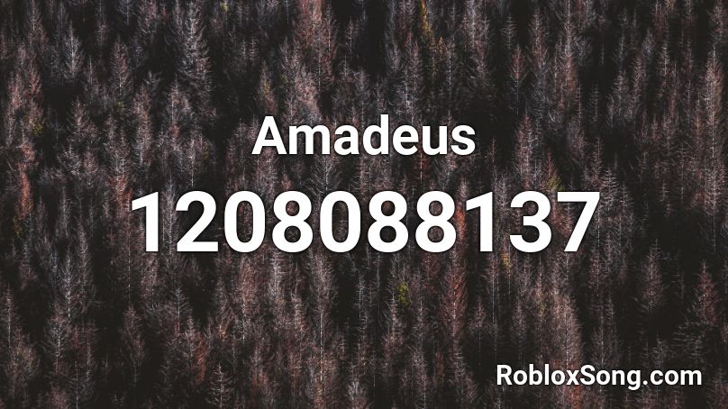 Amadeus Roblox ID