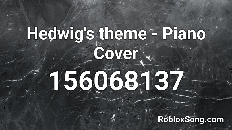 Hedwig's theme - Piano Cover Roblox ID