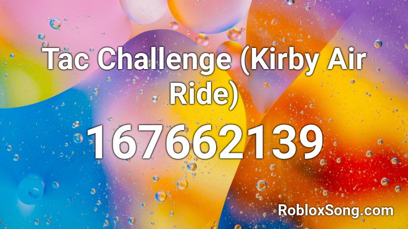 Tac Challenge (Kirby Air Ride) Roblox ID