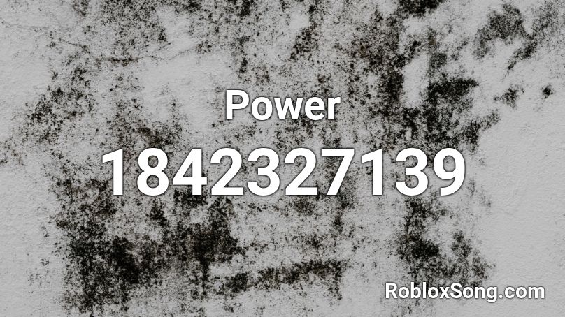 Power Roblox ID
