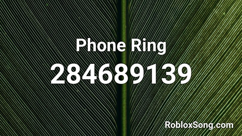 Phone Ring Roblox ID