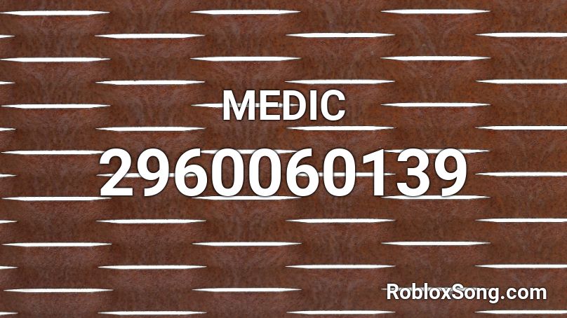 MEDIC Roblox ID