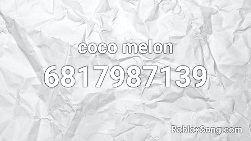 coco melon Roblox ID