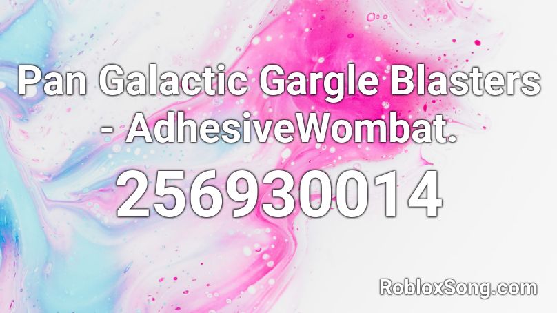 Pan Galactic Gargle Blasters - AdhesiveWombat. Roblox ID