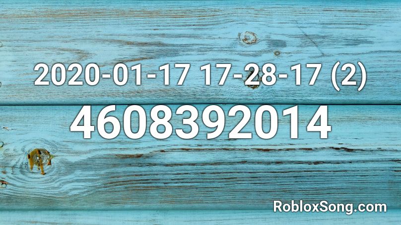 2020-01-17 17-28-17 (2) Roblox ID