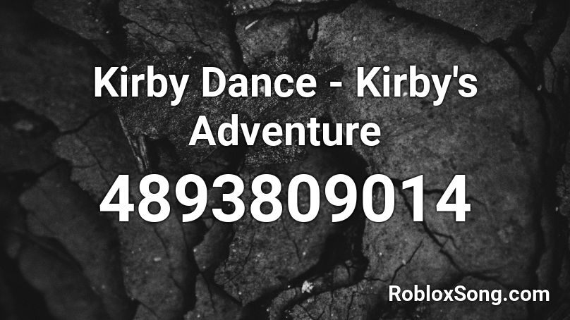 Kirby Dance - Kirby's Adventure Roblox ID