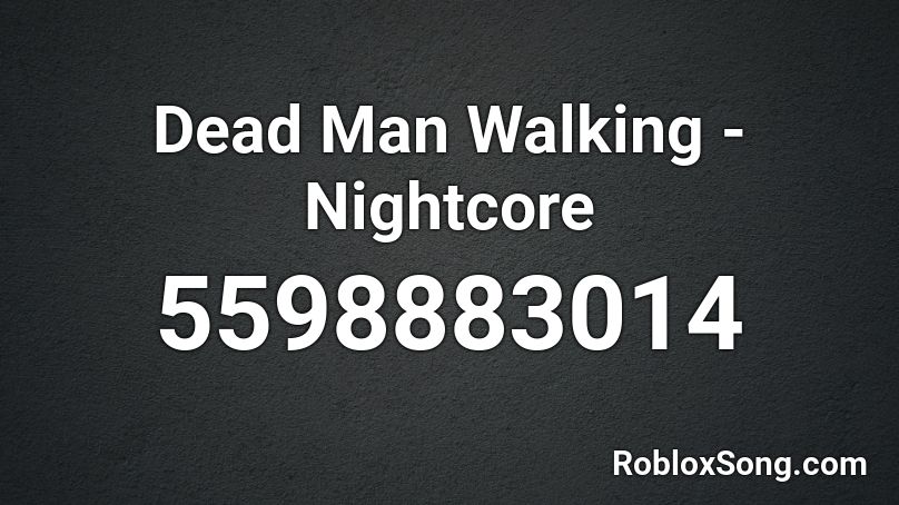 roblox dead man walking