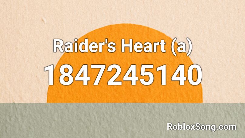 Raider's Heart (a) Roblox ID