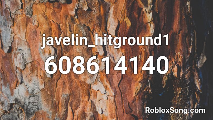 javelin_hitground1 Roblox ID