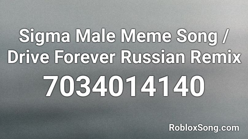 Russian Meme Song ID Roblox