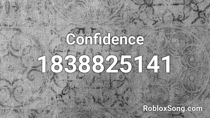 Confidence Roblox ID