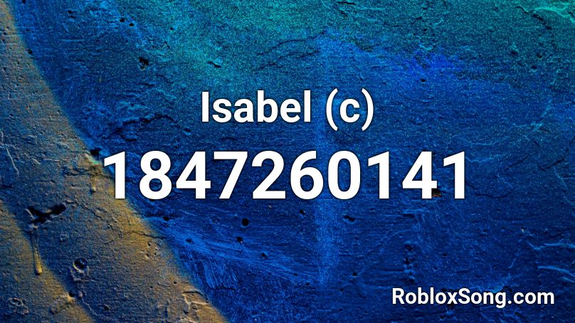 Isabel (c) Roblox ID