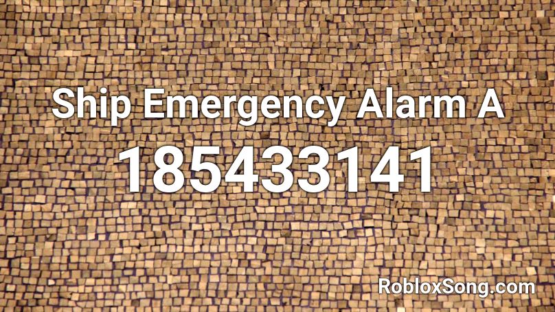 Emergency Alert Roblox ID - Roblox Music Codes