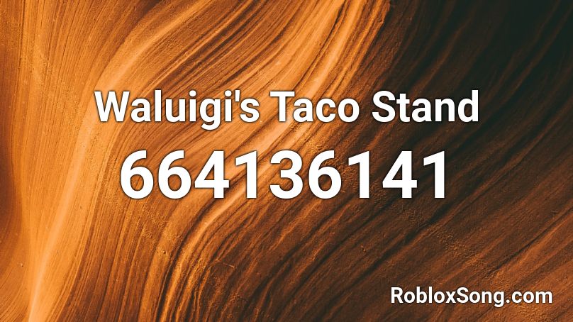 Waluigi's Taco Stand Roblox ID