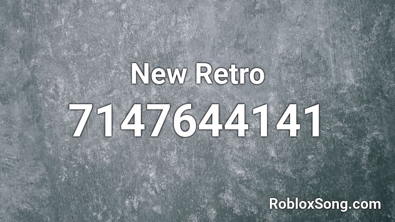 New Retro Roblox ID