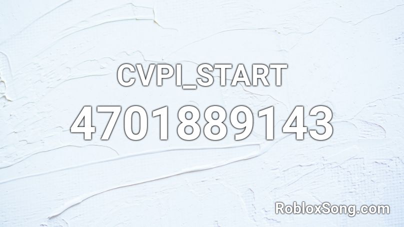 CVPI_START Roblox ID