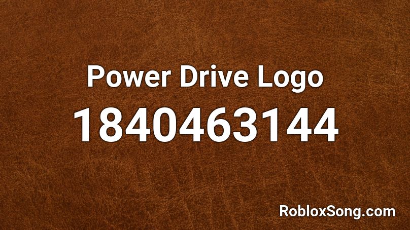 Power Drive Logo Roblox ID