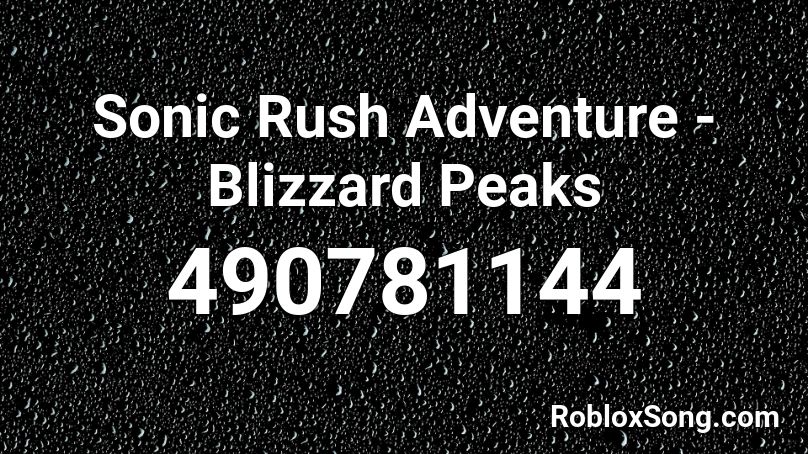 Sonic Rush Adventure - Blizzard Peaks Roblox ID