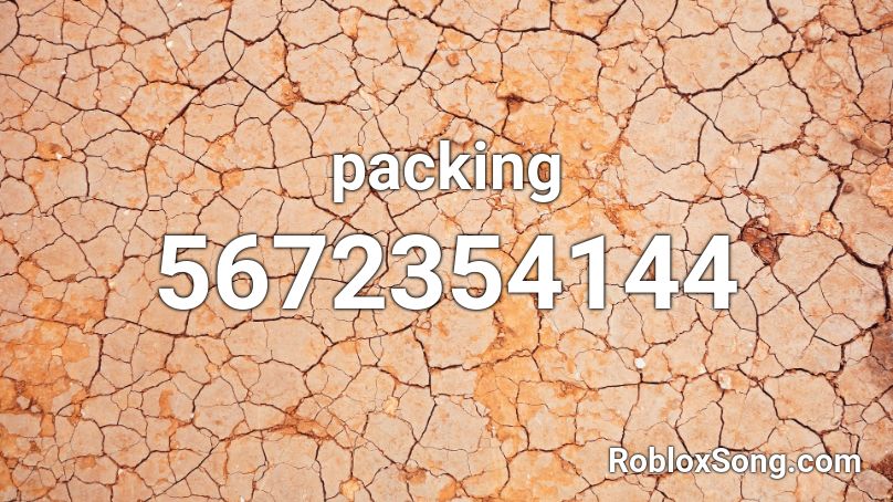 packing Roblox ID