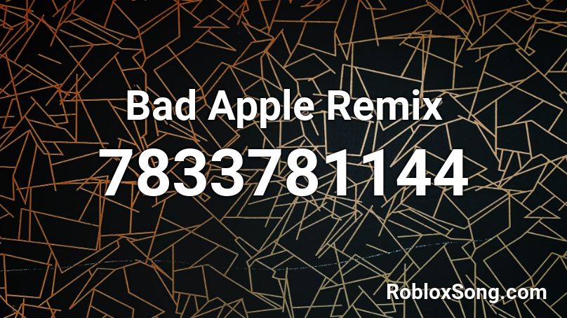 Bad Apple Remix Roblox ID