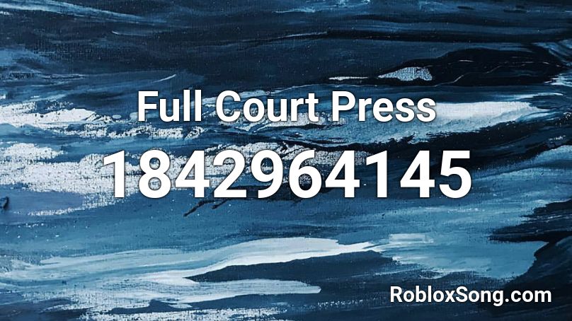 Full Court Press Roblox ID