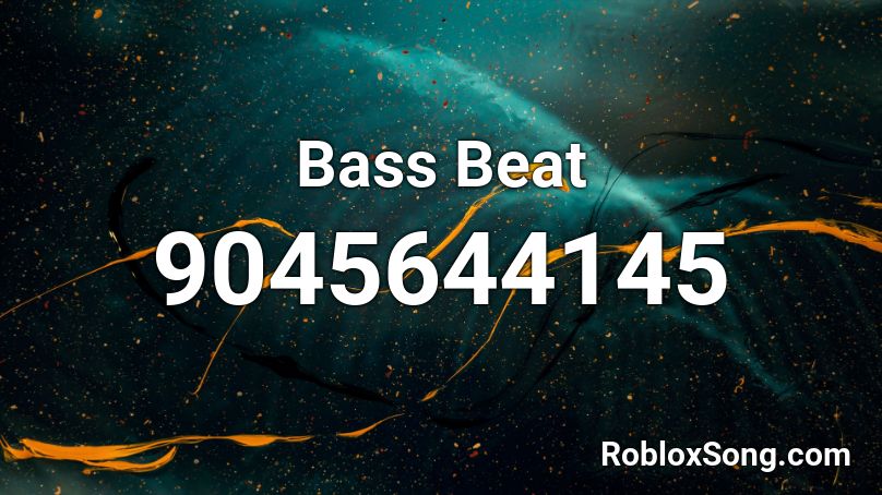 Bass Beat Roblox ID