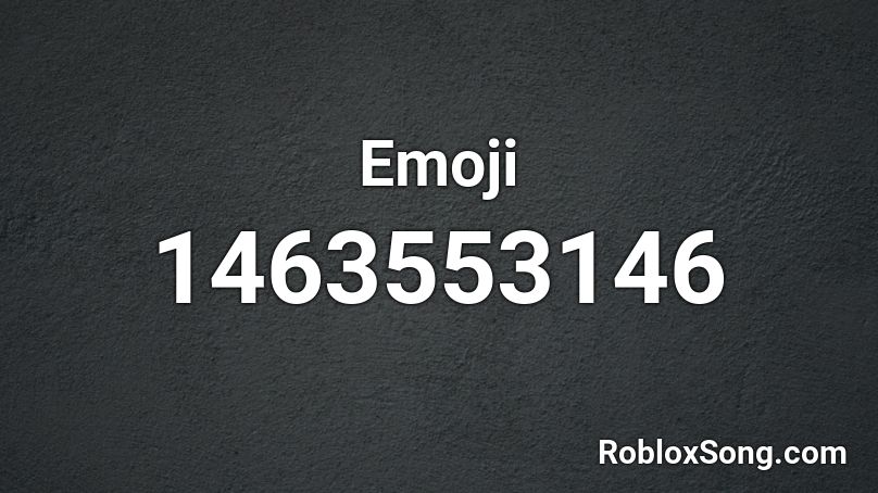 Emoji Roblox ID