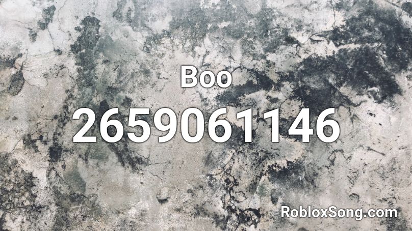 Boo Roblox ID