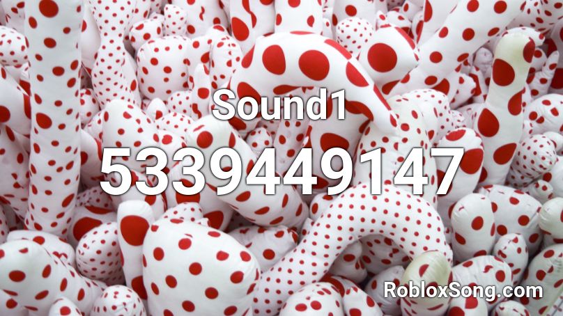 Sound1 Roblox ID