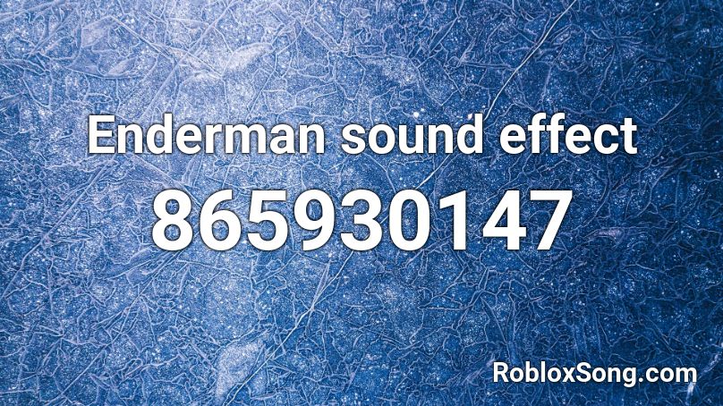 Enderman sound effect Roblox ID