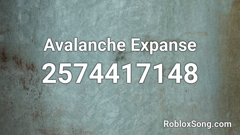Avalanche Expanse Roblox ID