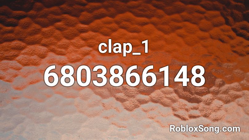 clap_1 Roblox ID