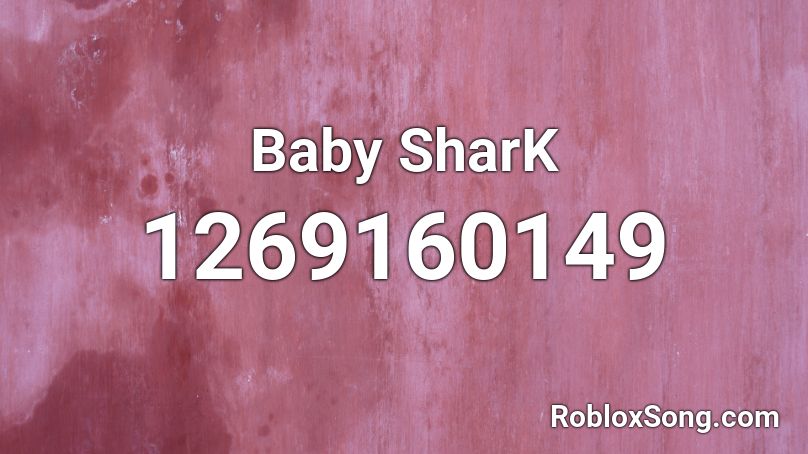 baby shark roblox id code