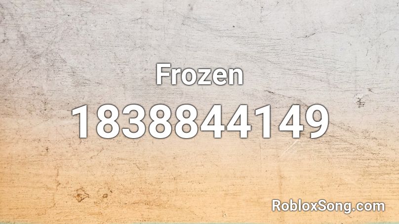 Frozen Roblox ID