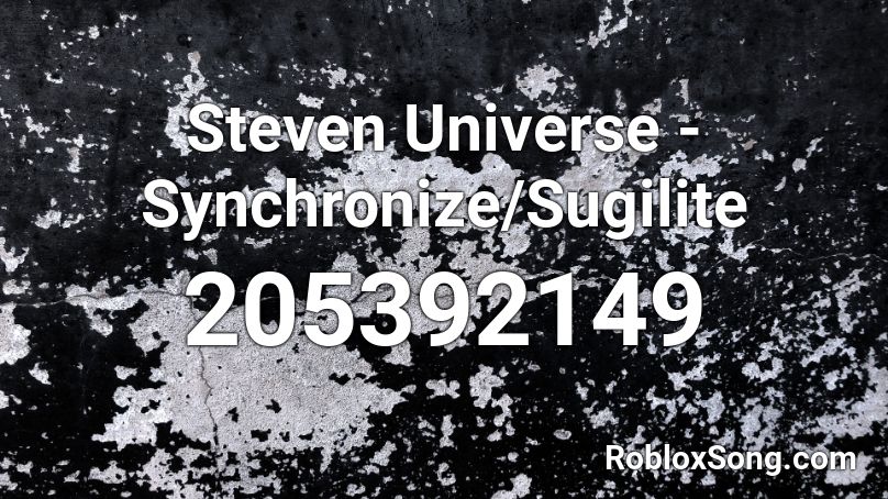 roblox song id steven universe synchronize