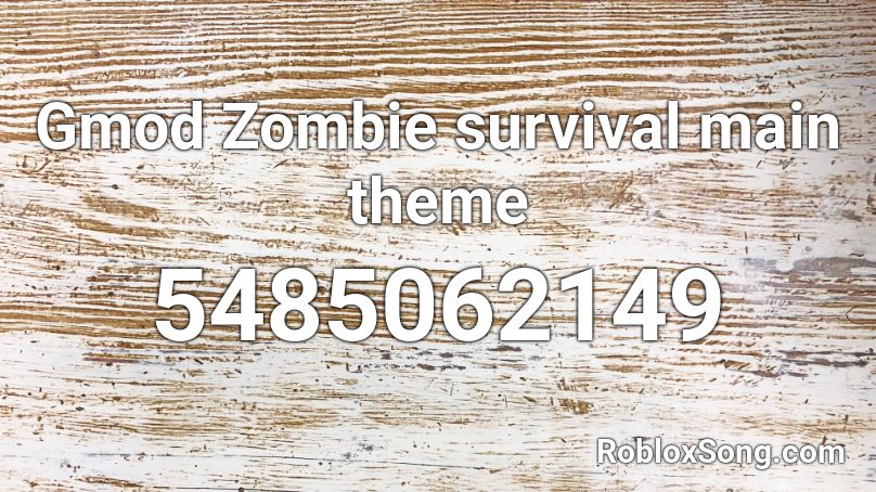 Zombie Survival Garry's Mod - Roblox