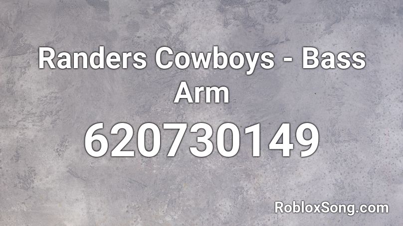 Randers Cowboys - Bass Arm Roblox ID
