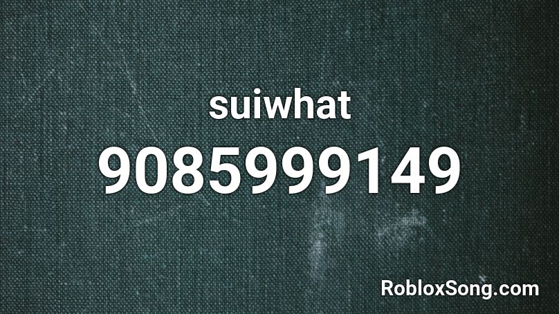 suiwhat Roblox ID