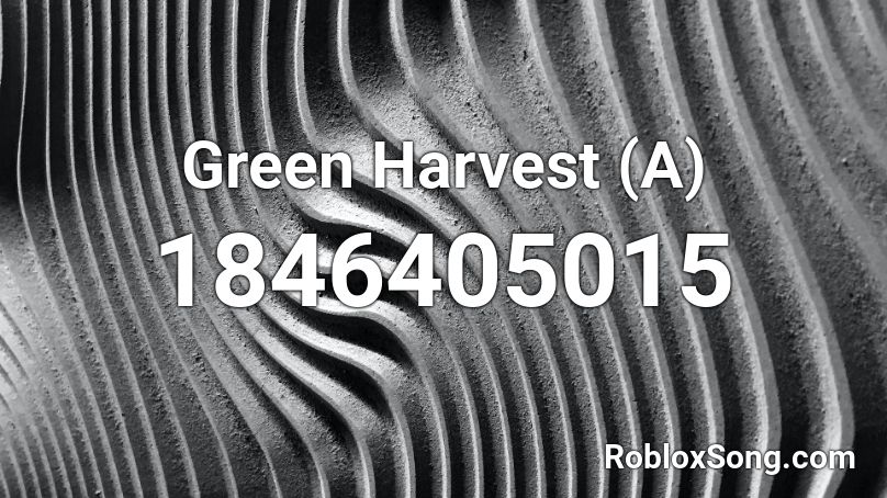 Green Harvest (A) Roblox ID